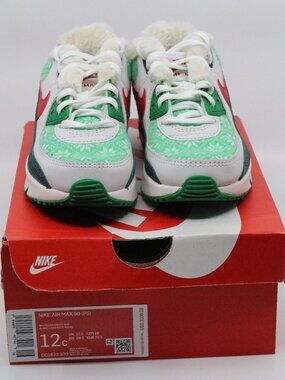 Nike Air Max 90 Nordic Christmas 2020 Preschool 12C NIB | DC1622-100